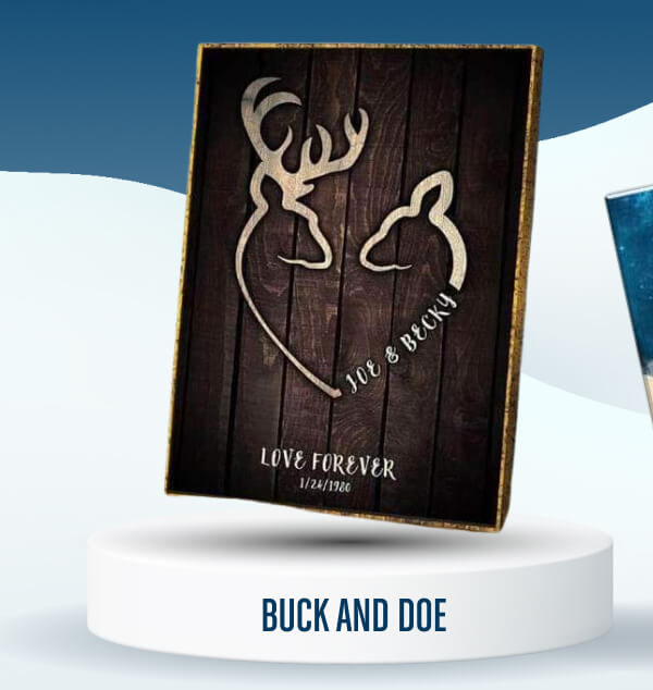 Buck Doe Custom Canvas Set