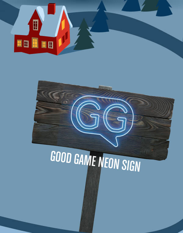 GOOD GAME NEON SIGN 