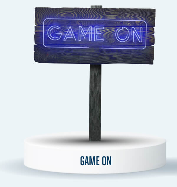 Game On Neon Sign