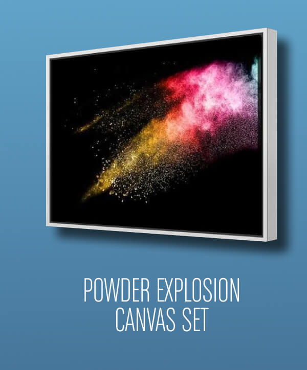 POWDER EXPLOSION CANVAS SET