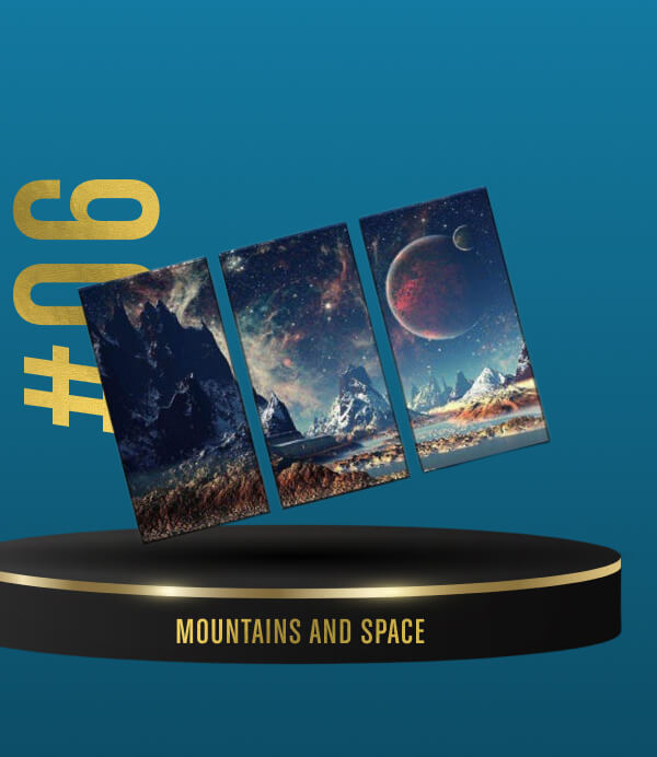 #6 — Mountains and Space (729 sold!)