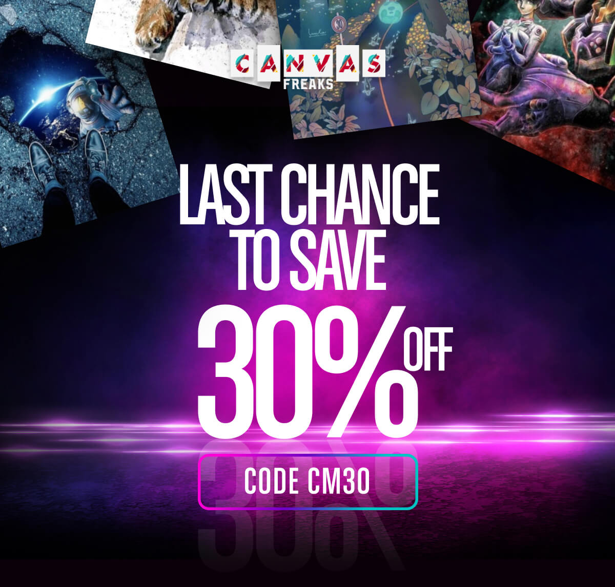 Last Chance to Save  30% OFF with code CM30