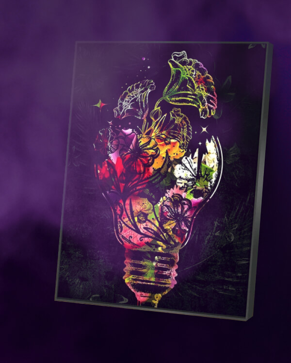 BULB BLOSSOM CANVAS SET