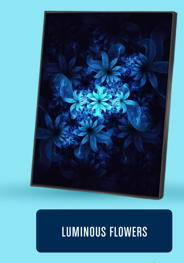 Luminous flowers 