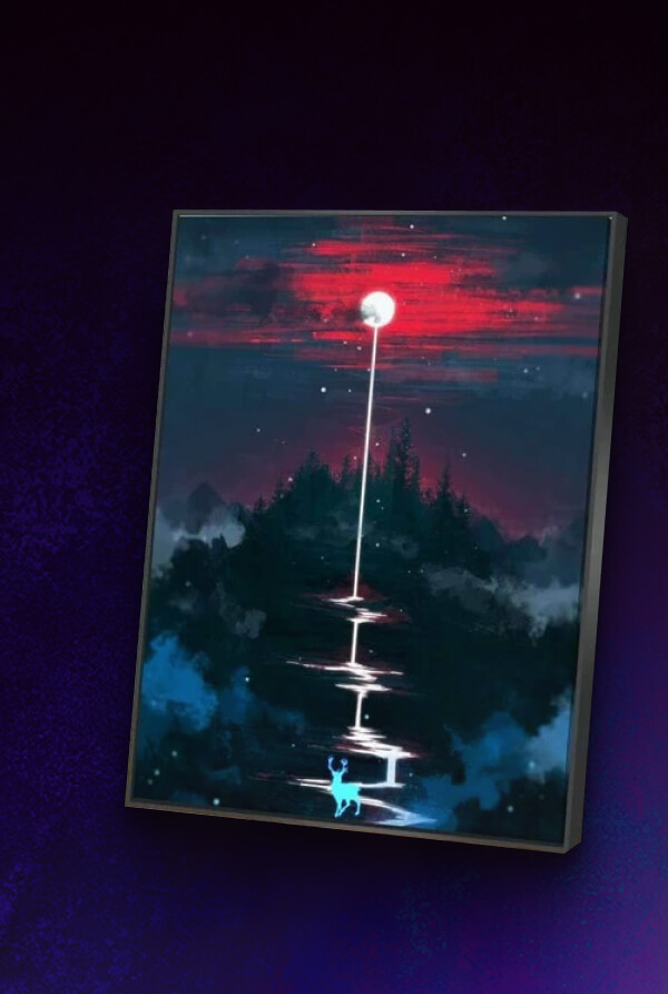 LUNAR DRIPPING CANVAS SET