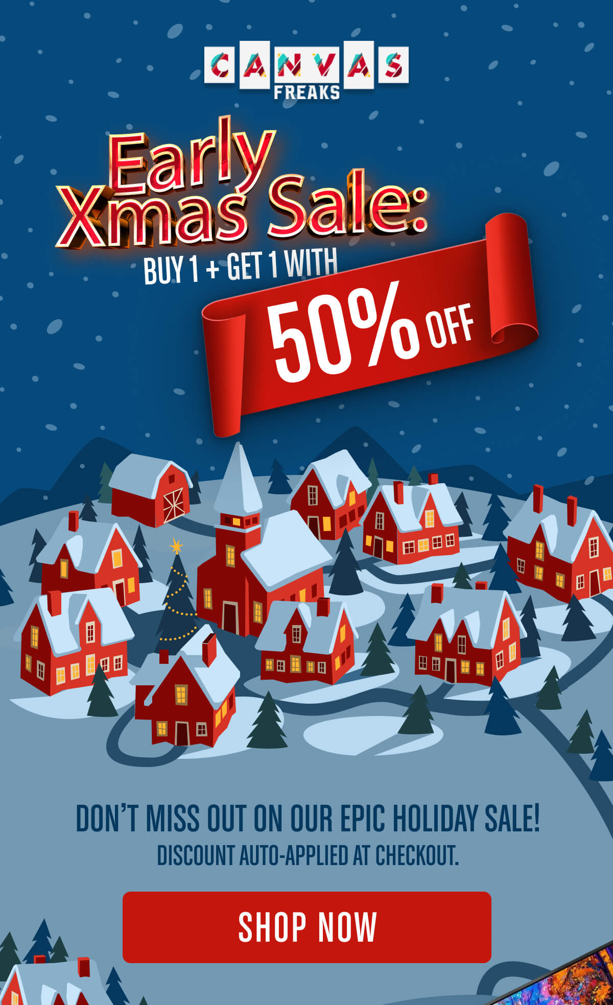 Early Xmas Sale: Buy 1 + Get 1 with 50% OFF … Don’t miss out on our epic holiday sale! Auto-applied at checkout.
