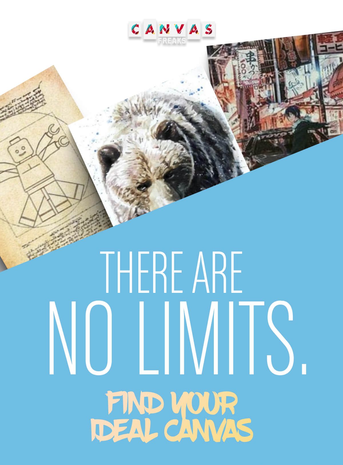 There are no limits. Find your Ideal Canvas