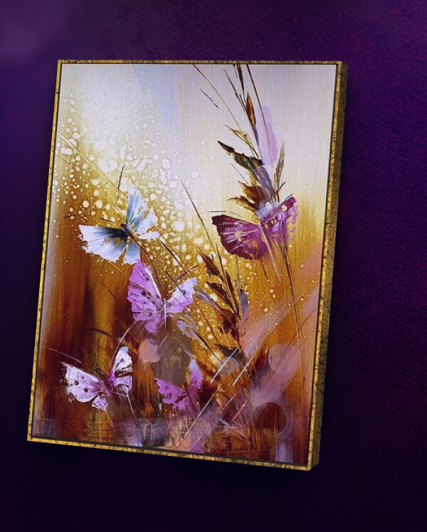 BUTTERFLY BLOSSOM CANVAS SET