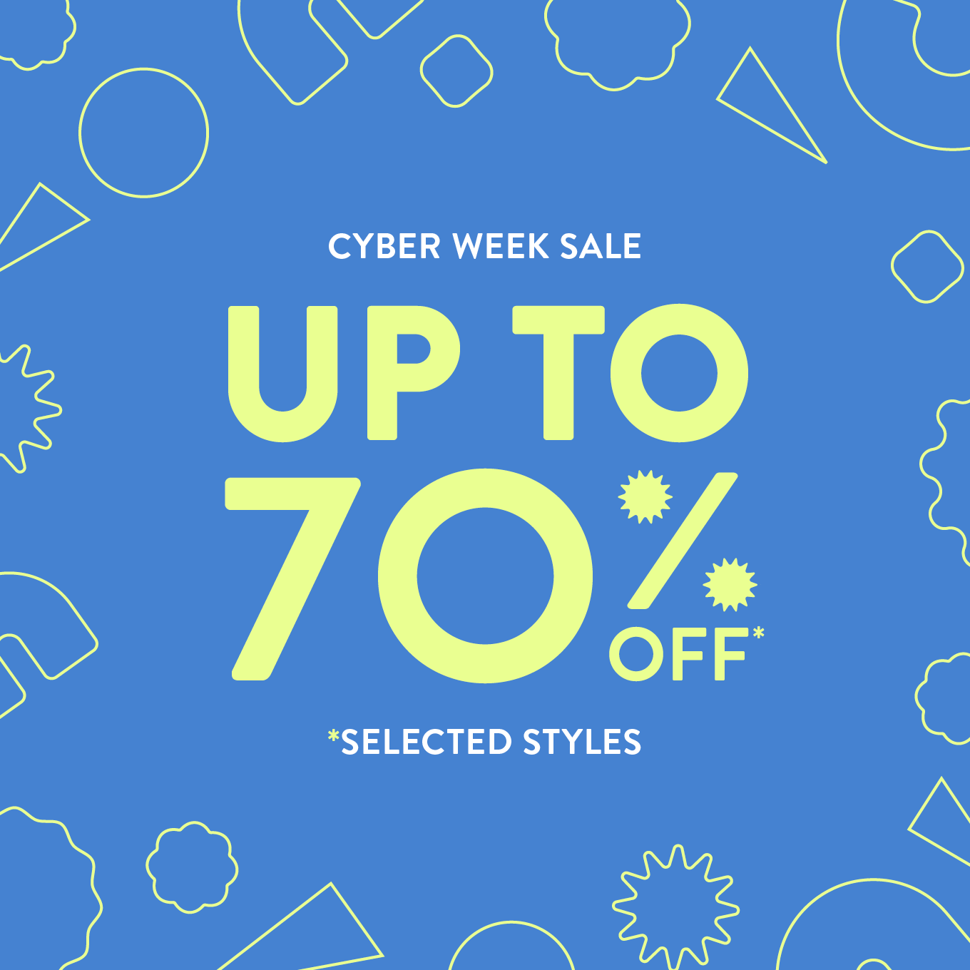 Our massive Cyber Week Sale starts now!