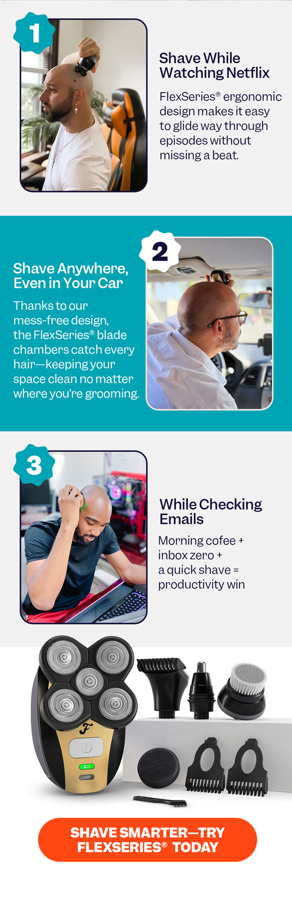 Shave Smarter—Try FlexSeries® Today