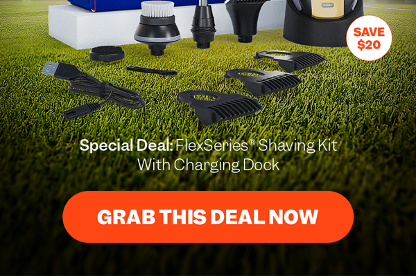 Special Deal: FlexSeries® Shaving Kit With Charging Dock | Grab This Deal Now