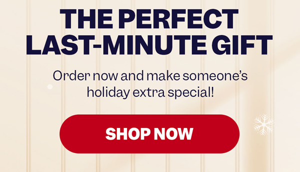The Perfect Last-Minute Gift | Shop Now