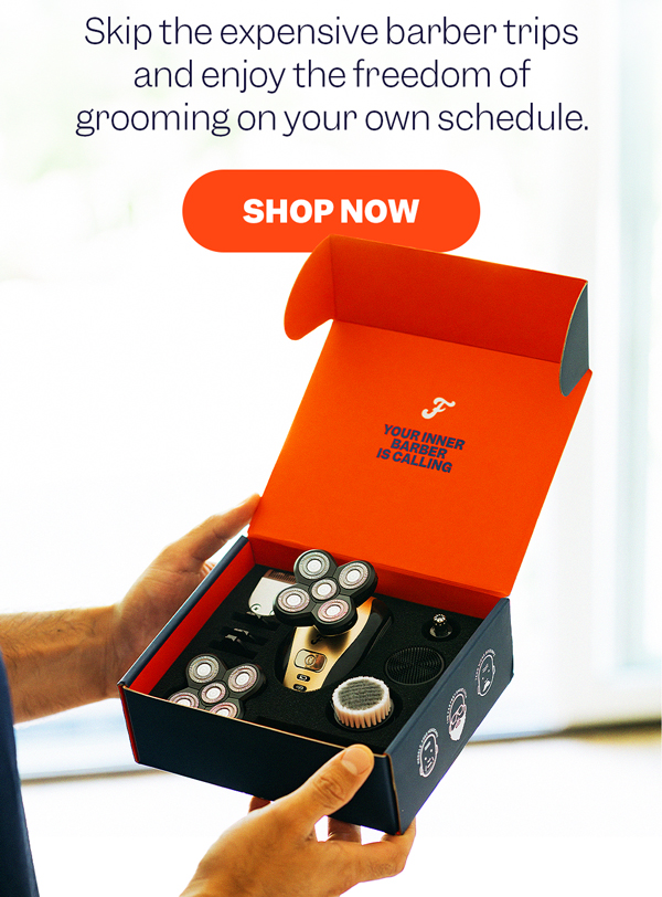 Skip the expensive barber trips and enjoy the freedom of grooming on your own schedule. | Shop Now