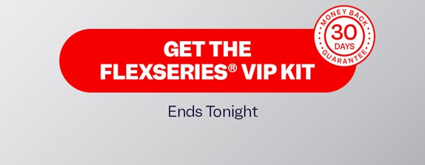 FlexSeries® Shaving Kit + Travel Case + Charging Dock | Labor Day Special: $64.90 | Get The FlexSeries® VIP Kit