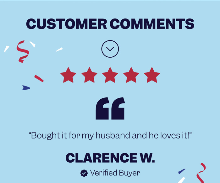 Customer Review from Clarence W.