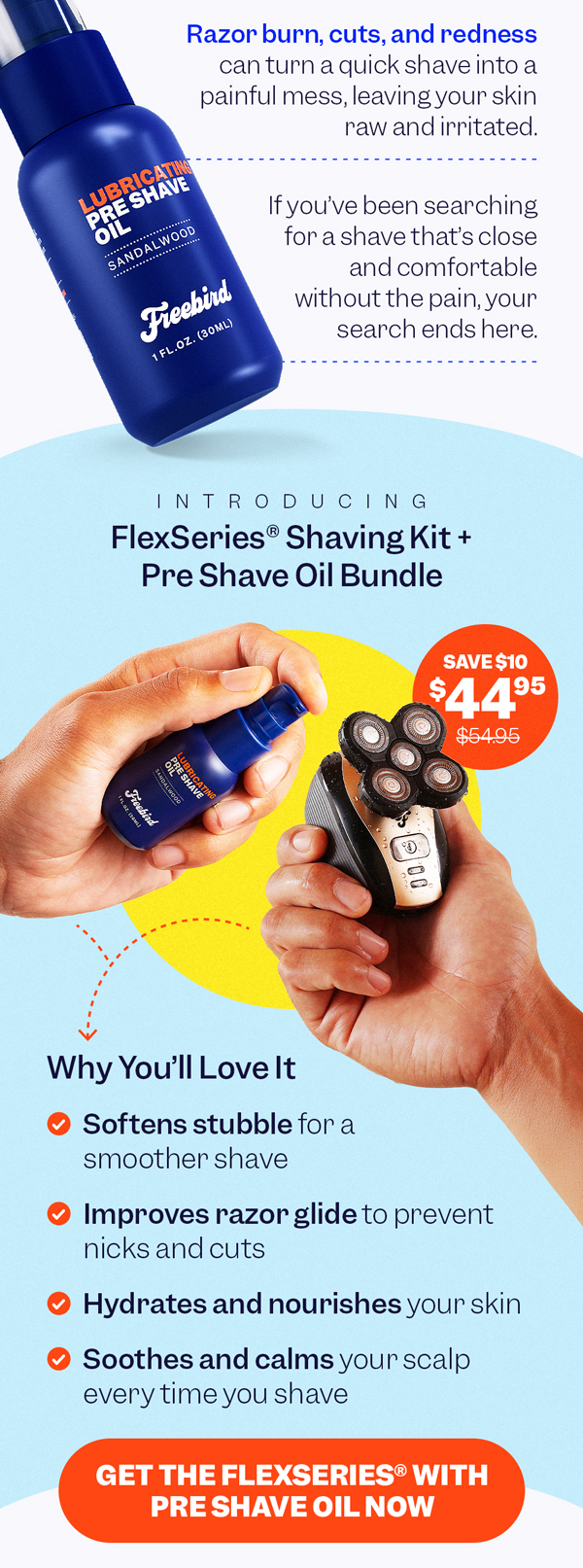 Introducing: FlexSeries® Shaving Kit + Pre Shave Oil Bundle | Get The FlexSeries® With Pre Shave Oil Now