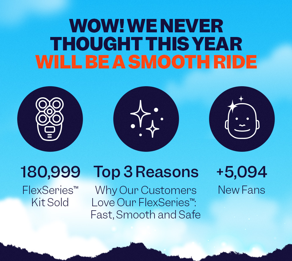 Wow! We never thought this year will be a SMOOTH ride