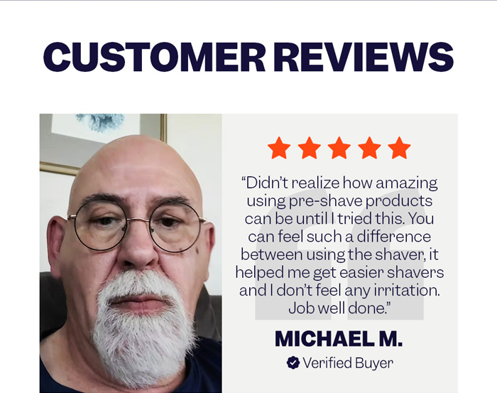 Shave Care Customer Review