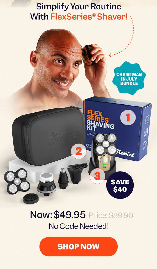 Simplify Your Routine With FlexSeries® Shaver | Shop Now