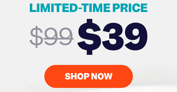 Limited-Time Price $39 | Shop Now