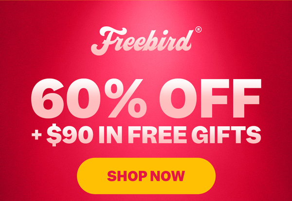 60% OFF + $90 In Free Gifts | Shop Now
