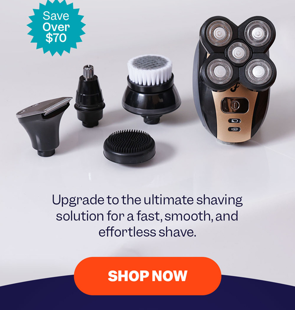Upgrade to the ultimate shaving solution for a fast, smooth, and effortless shave. | Shop Now