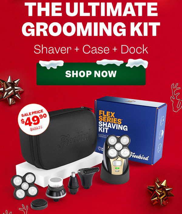 The Ultimate Grooming Kit | Shaver + Case + Dock | Shop Now