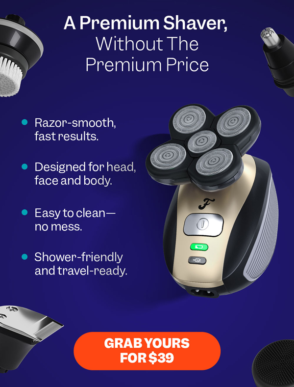 A Premium Shaver, Without The Premium Price | Grab Yours For $39