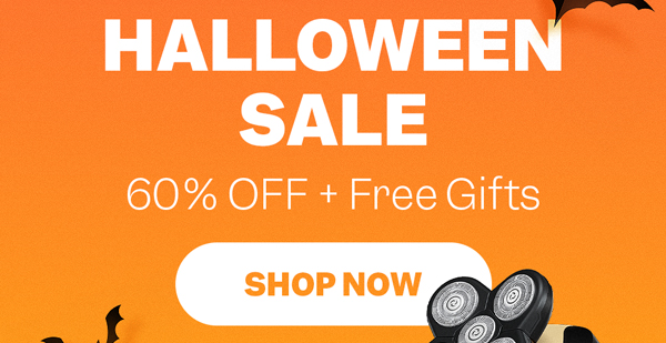Halloween Sale | 60% OFF + Free Gifts | Shop Now
