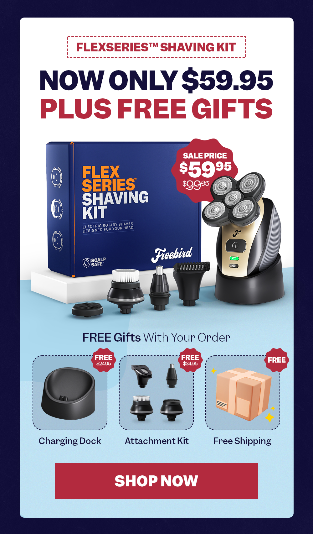 $10 OFF the FlexSeries™ Shaving Kit