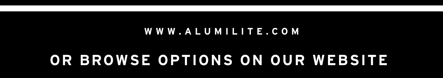 www.alumilite.com; Or Browse Options on Our Website!