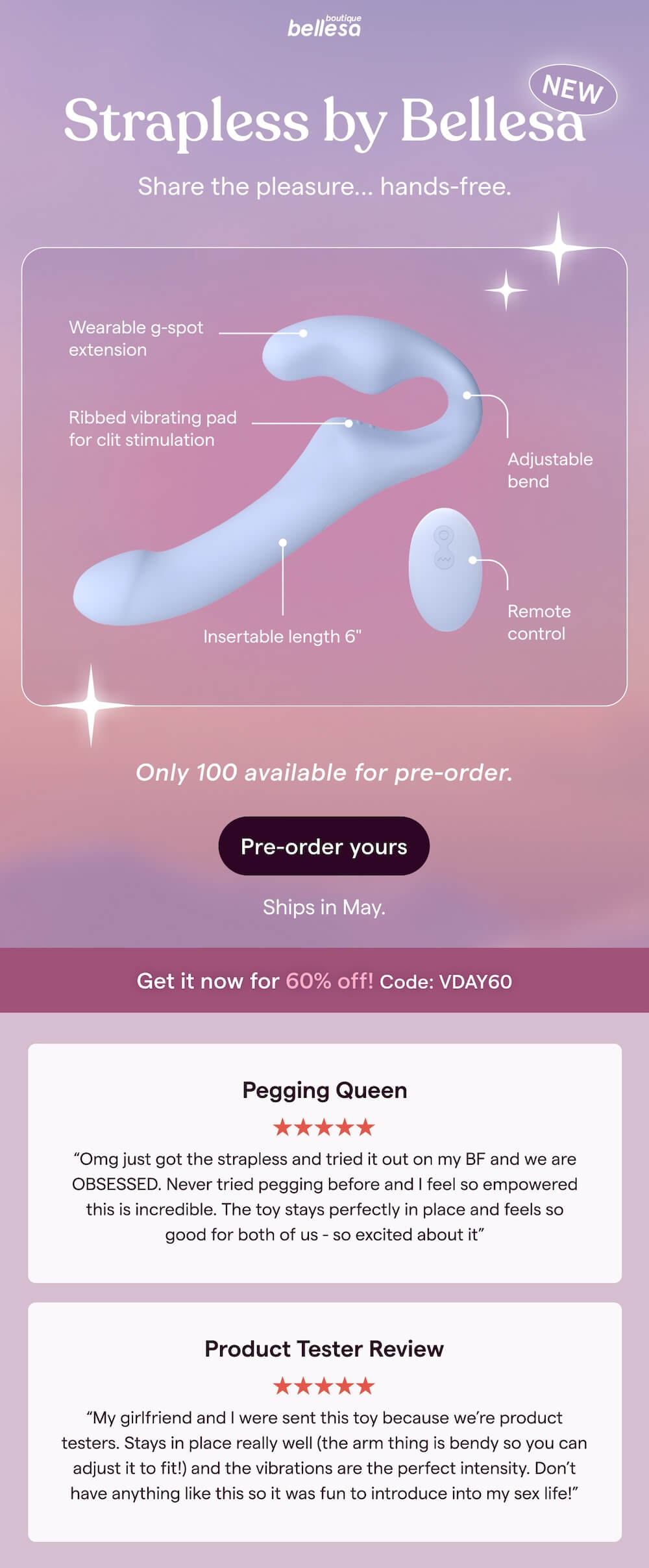 NEW Bellesa toy just dropped! 👀 - Bellesa