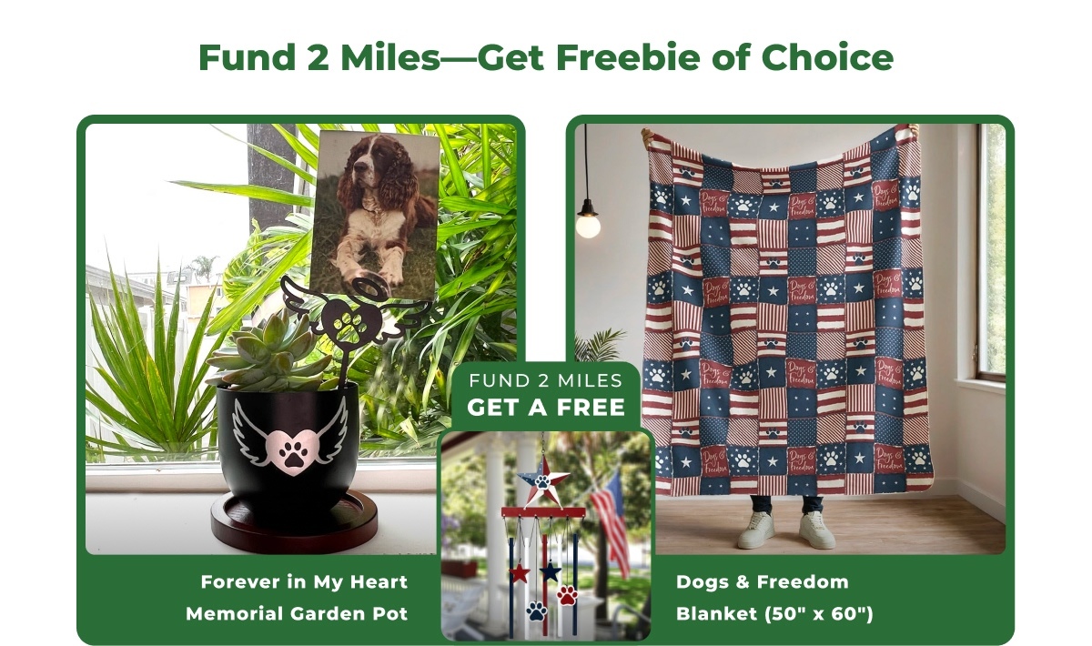 Fund 2 Miles-Get Freebie of Choice