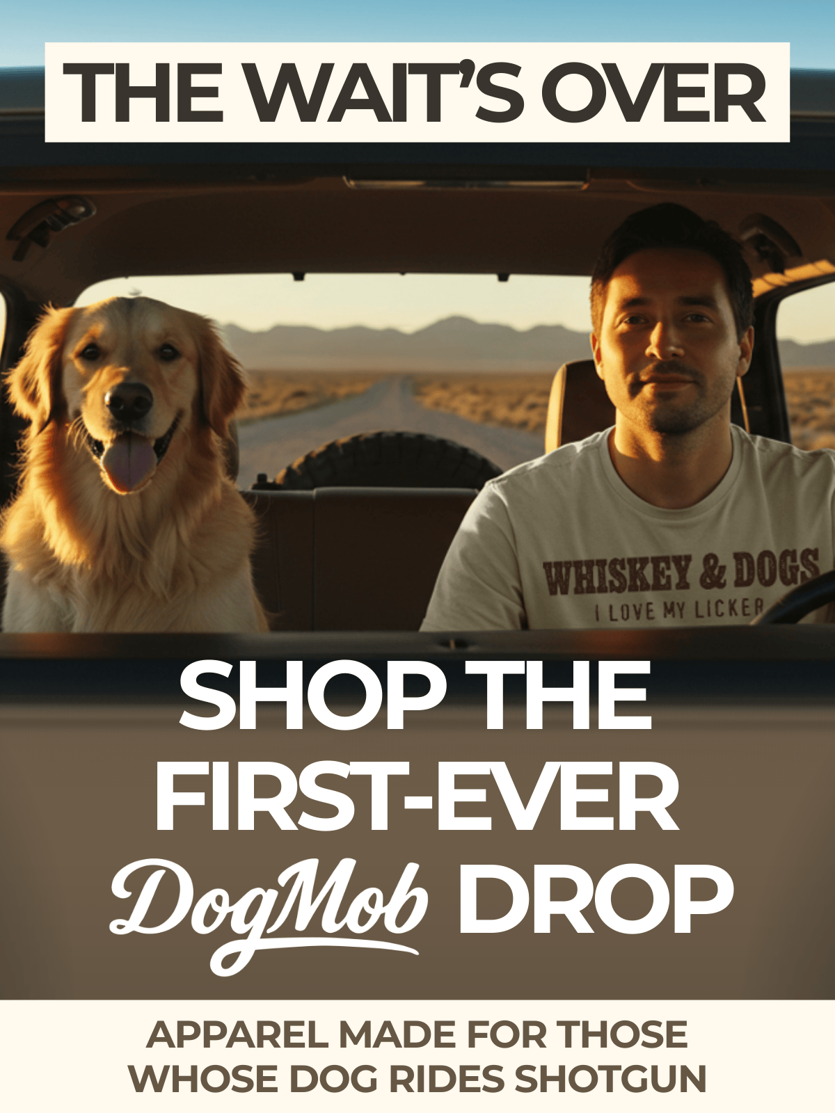 The Wait's Over - Shop The First Ever Dog Mob Drop - shop now