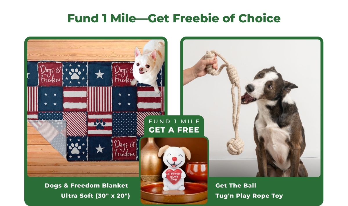 Fund 1 Mile-Get Freebie of Choice
