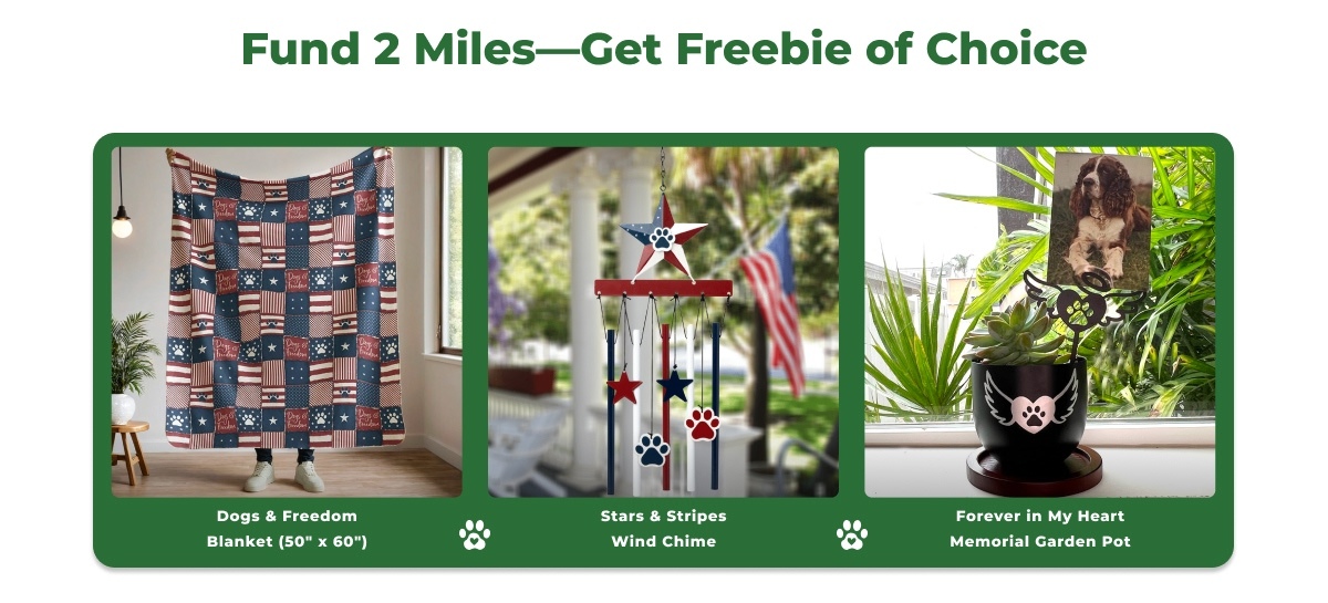 Fund 2 Miles-Get Freebie of Choice