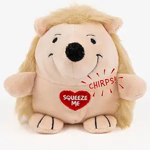iHeartDogs Chirping Chattering Hedge Hog Dog Toy with Sound