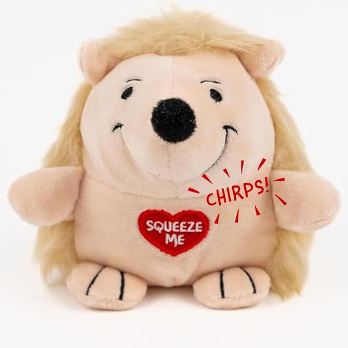 iHeartDogs Chirping Chattering Hedge Hog Dog Toy with Sound