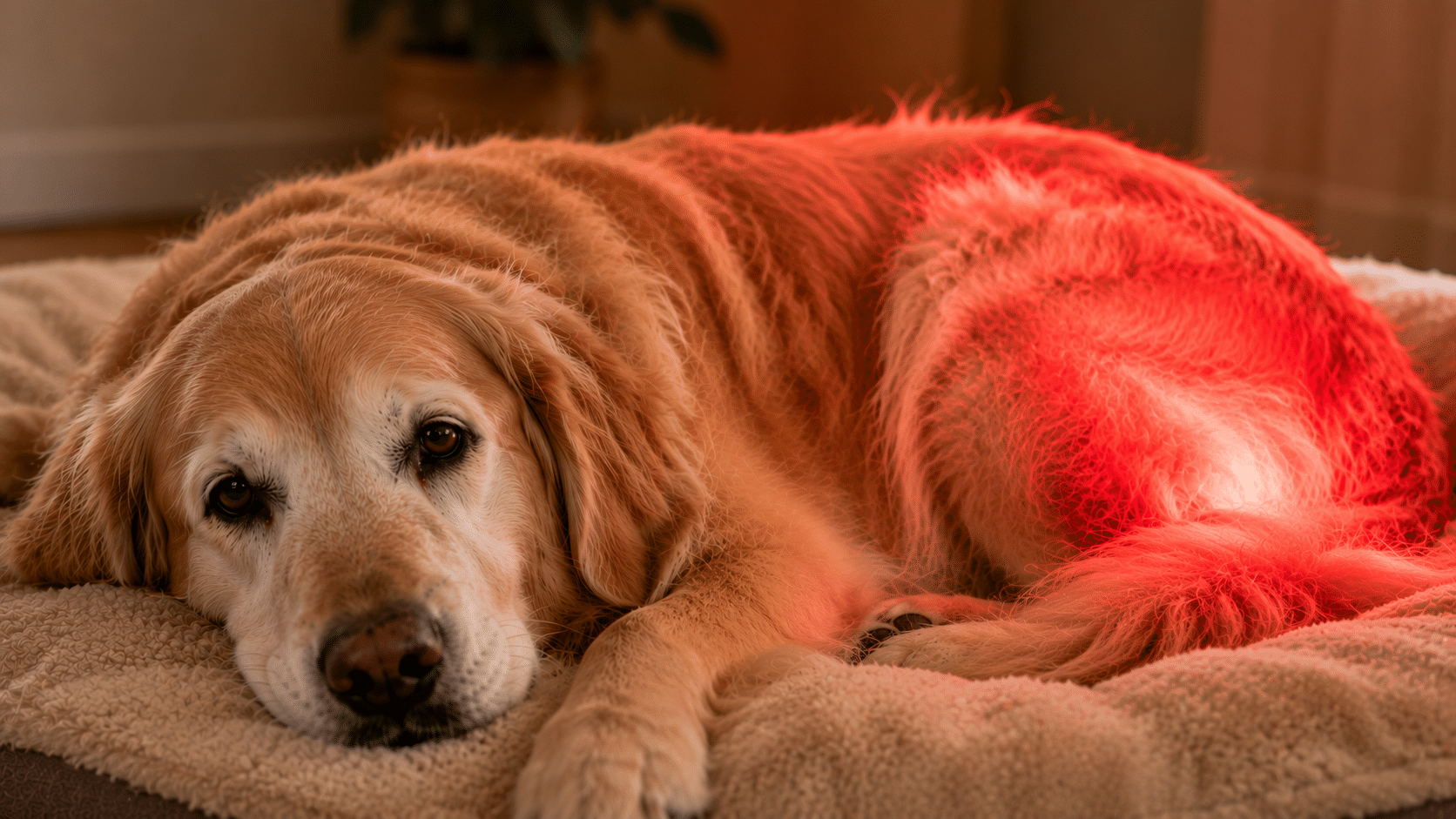 I Tried Red Light Therapy on My Senior Dog. Here's What Happened.