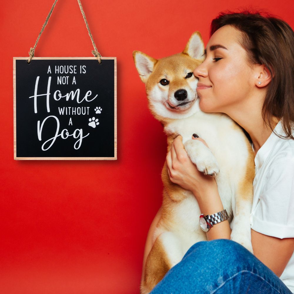 A House Is Not A Home with Out A Dog – Inspirational Dog Home Decor Sign – Deal 51% OFF