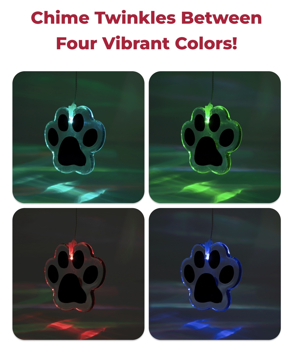 Chime Twinkles Between Four Vibrant Colors!