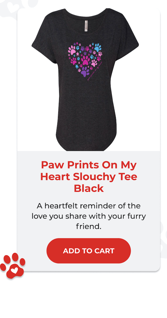 Always In My Heart With Openable Heart Memorial Dog Necklace