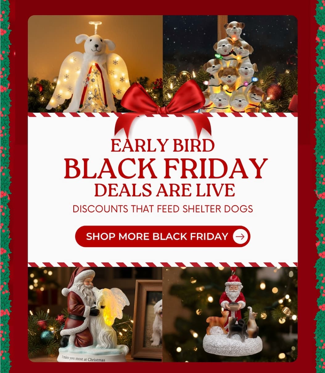 Early Bird Black Friday Deals Are Live - Discounts That Feed Shelter Dogs