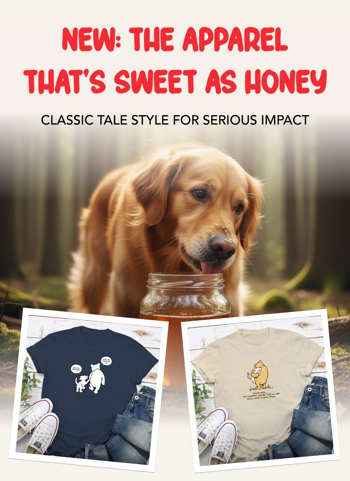 NEW: The Apparel That’s Sweet as Honey - Classic Tale Style for Serious Impact