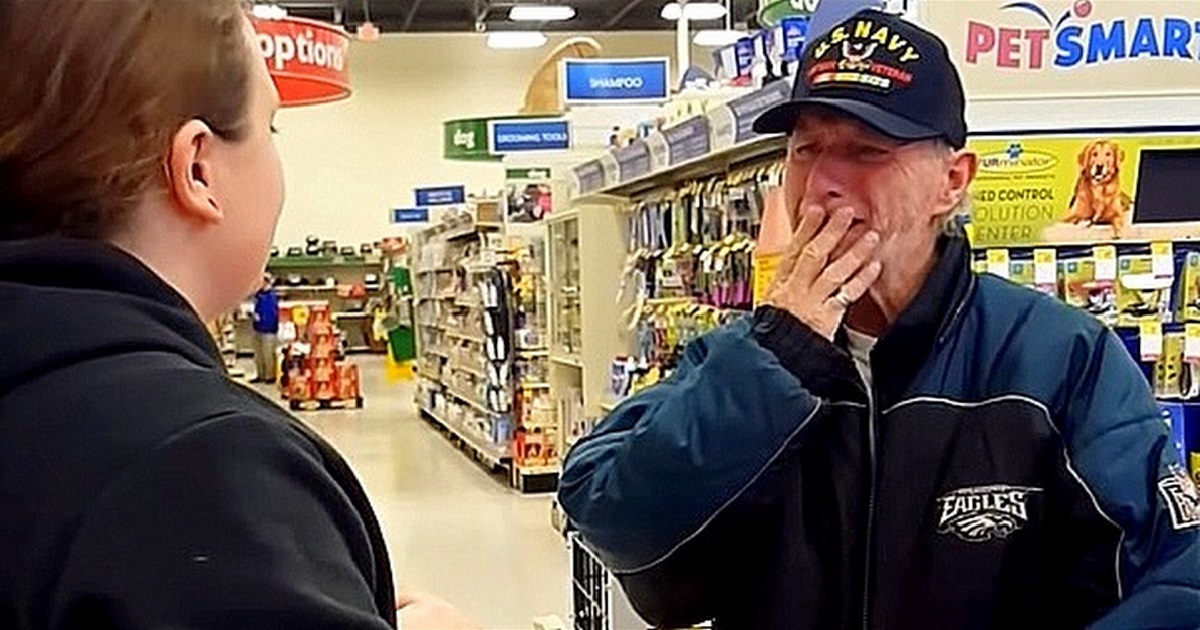 Veteran ‘Tried’ To Sell His Car To Buy His Dogs Back, But A Woman Made Him Cry