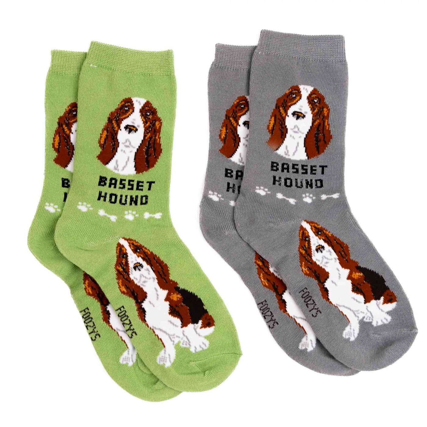 My Favorite Dog Breed Socks ❤️ Basset Hound Breed Dog Sock – 2 Set Collection