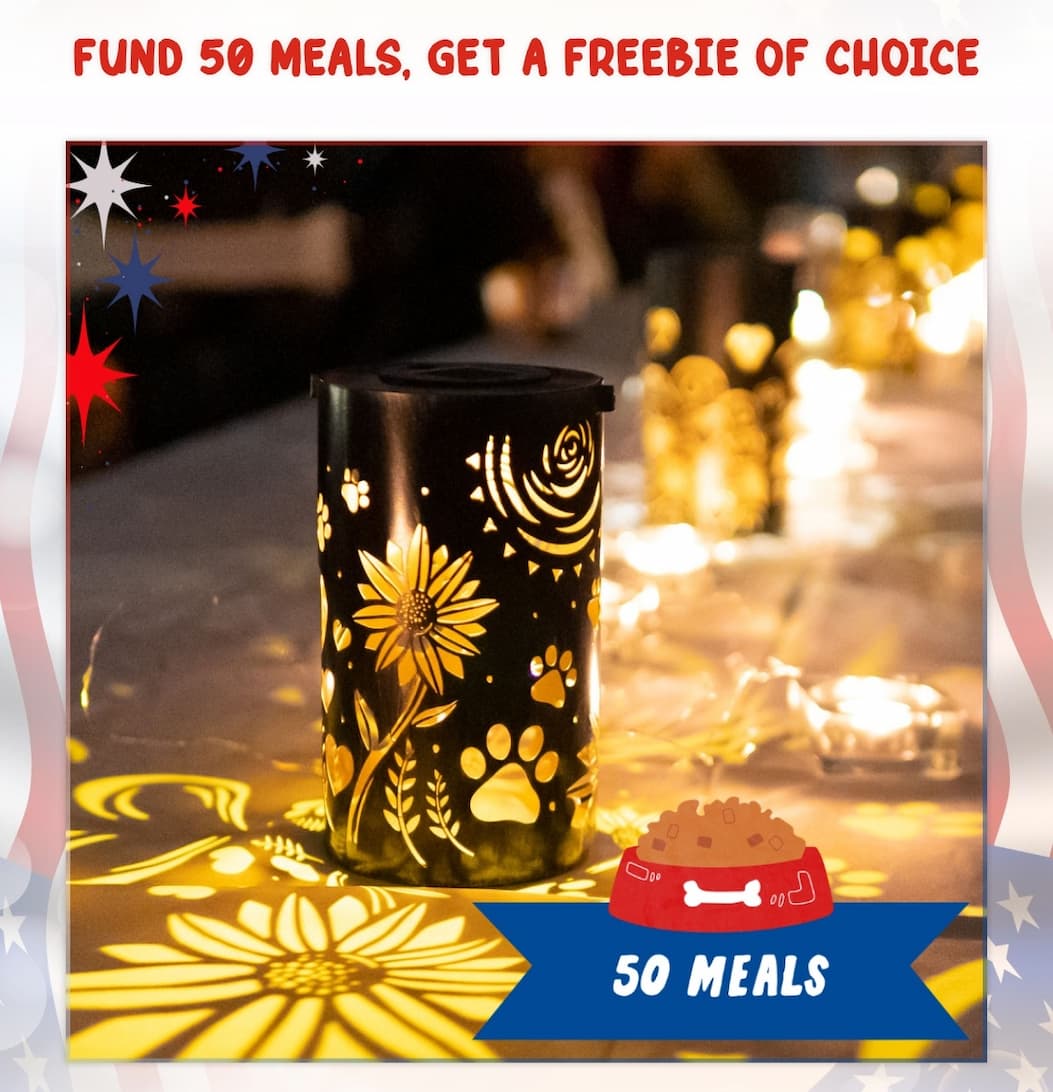 Fund 50 Meals, Get a Freebie of Choice