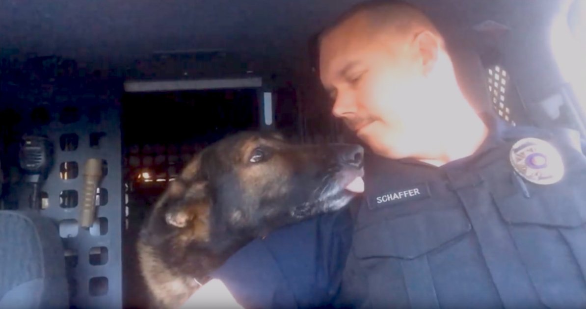 Officer Radios In K9’s Retirement Call After 8 Years Of Service