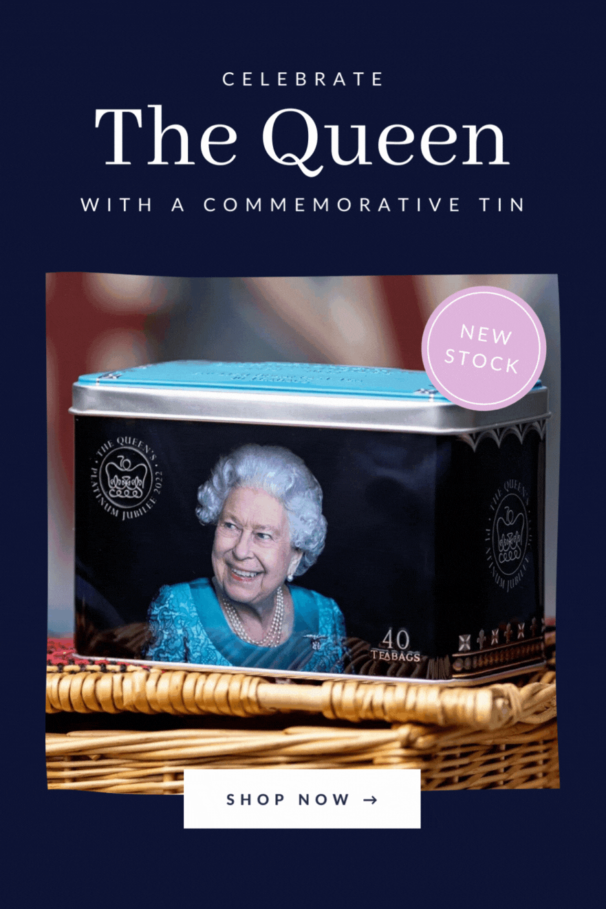 New English Teas Our Commemorative Queen Tins 👑 Milled