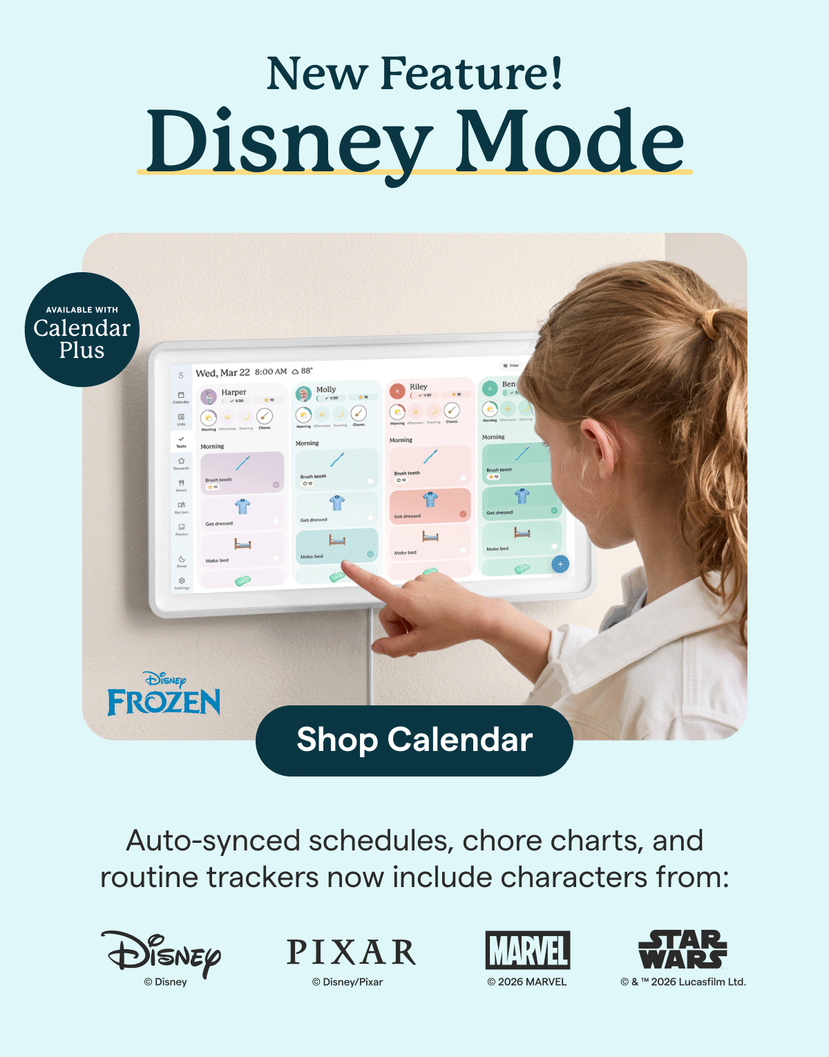 new disney mode shop calendar
